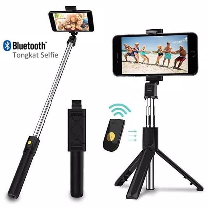 Gậy Tự Sướng Bluetooth Kèm Điều Khiển Từ Xa | BigBuy360 - bigbuy360.vn