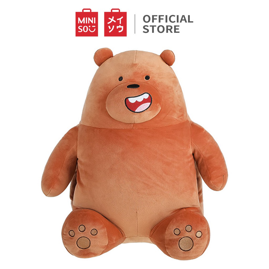 Đồ chơi nhồi bông mềm Miniso X We Bare Bears - Hàng chính hãng