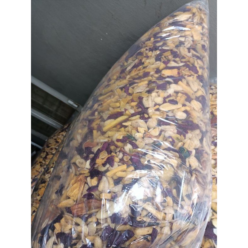 1kg trái cây sấy thập cẩm vụn_đặc sản đà lạt