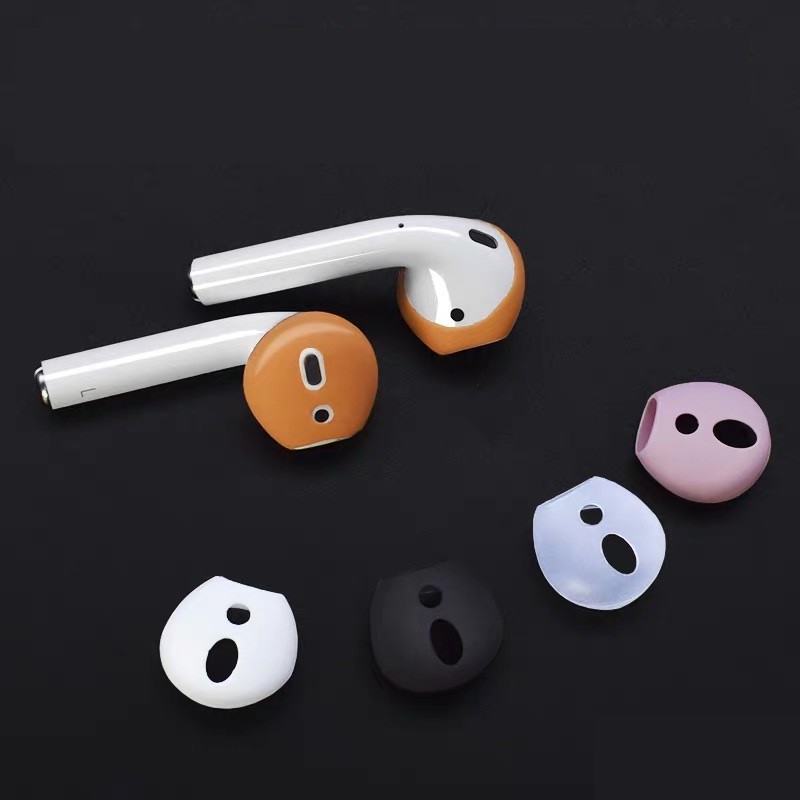 Nút tai LAMMCOU bằng silicon mềm siêu mỏng chống trượt chuyên dụng thích hợp cho earpods 1 2