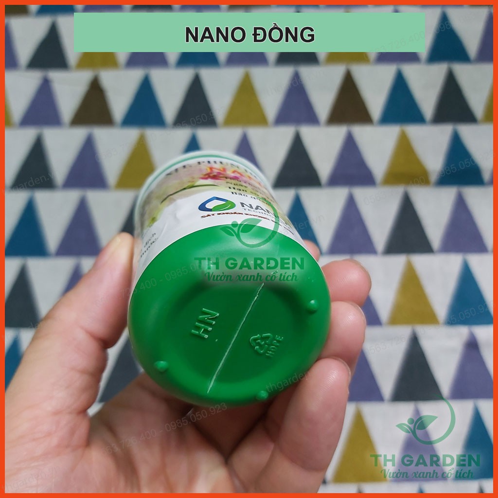 Dung Dịch Nano Đồng Phun Xịt Diệt Nấm Mốc, Vi Khuẩn Cho Hoa Lan, Cây Cảnh Chai 100ml