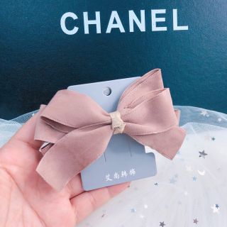 Kẹp tóc nơ vải nhung mềm nhiều màu tiểu thư