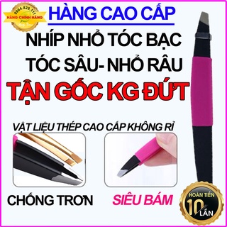 NHÍP CTY-Nhíp cao cấp nhổ râu siêu bám tận gốc không đứt, nhíp nhổ tóc bạc, nhổ lông nách, nhổ lông mi, tóc sâu, nặn mụn