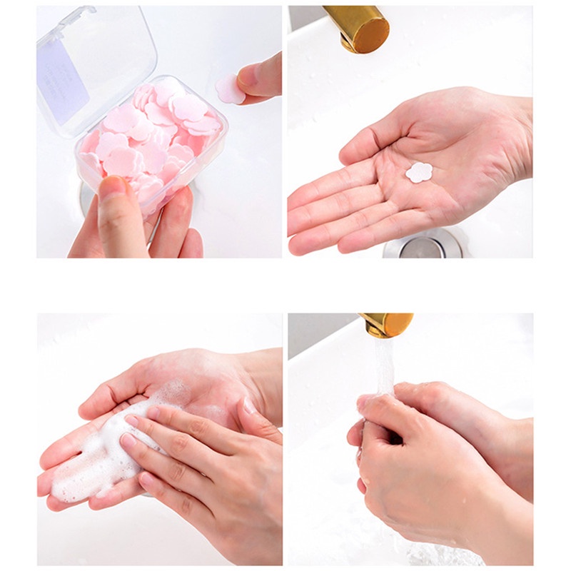 Giấy Xà Phòng Rửa Tay Có Hương Thơm Tiện Dụng