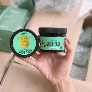 Mặt nạ tươi đất sét Shrek Pack chiết xuất bạc hà rau má hút dầu nhờn mụn đầu đen 110g - Miss Xinh