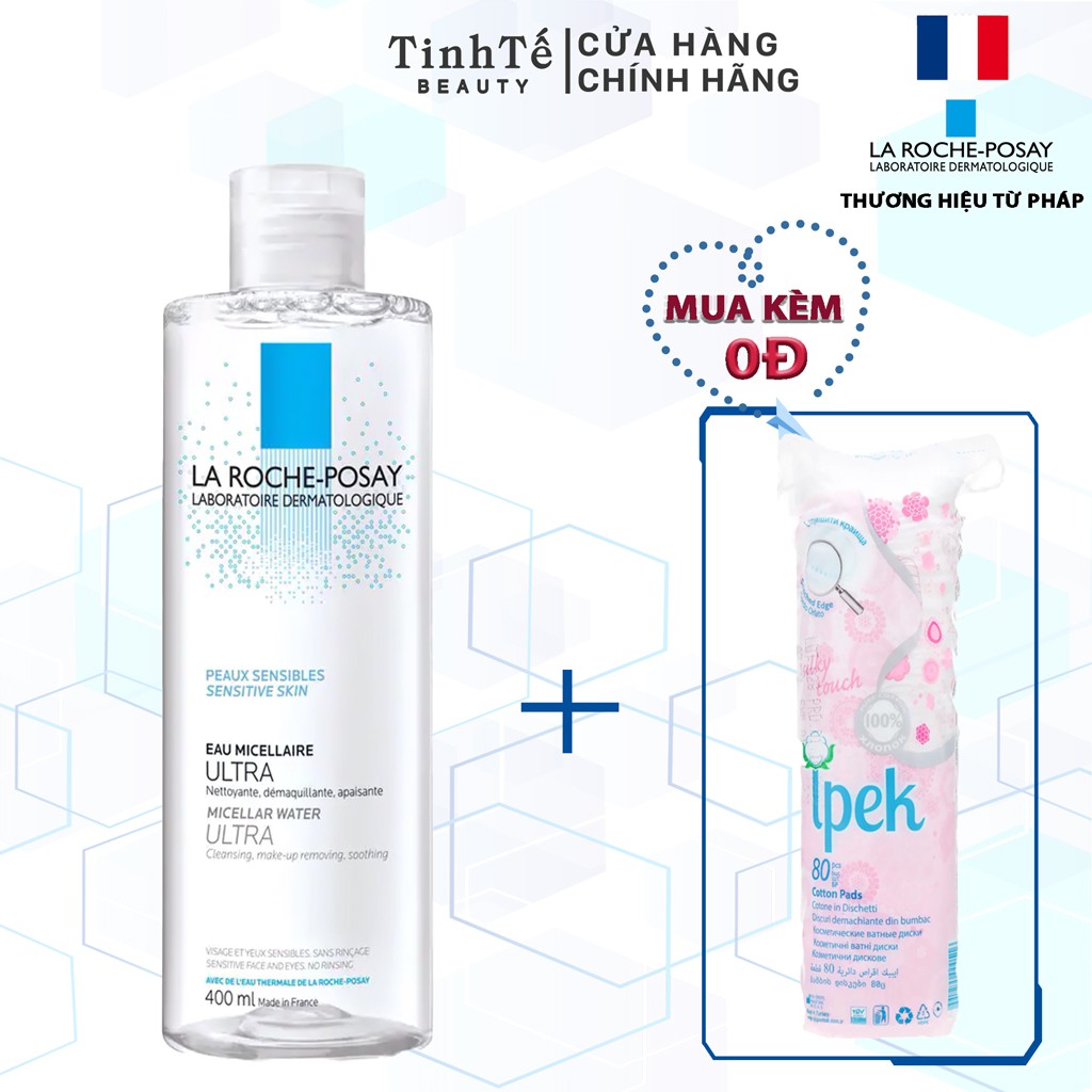 Nước Làm Sạch Sâu Và Tẩy Trang La Roche-Posay Dành Cho Da Nhạy Cảm 400ml