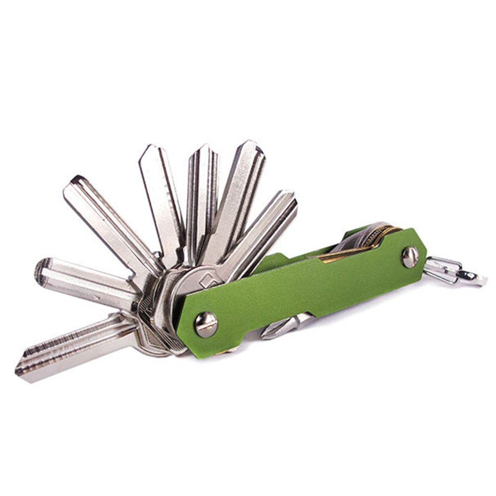 BARRY Key Organizer Clip Flexible Multi-functional Housekeeper Keychain Keys Wallet Aluminum alloy Keys Holder Folder