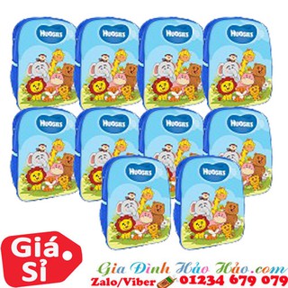 (Giá sỉ) - COMBO 10 BALO HUGGIES - MÀU XANH DƯƠNG