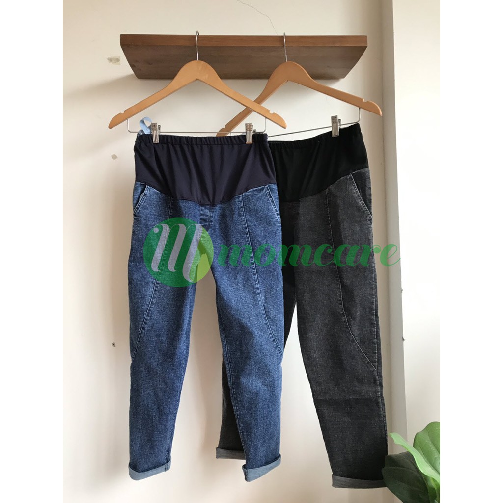 Quần bò bầu, quần Jean bầu hàng QUẢNG CHÂU đẹp (có ảnh THẬT) - Đồ cho mẹ sau sinh cho con bú thời trang giá rẻ Bigsize