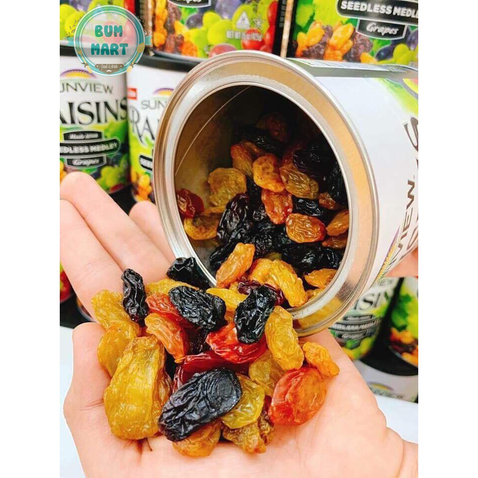 [GIÁ HỦY DIỆT] COMBO 2 HỘP NHO KHÔ MỸ SUNVIEW RAISINS 425G | BigBuy360 - bigbuy360.vn