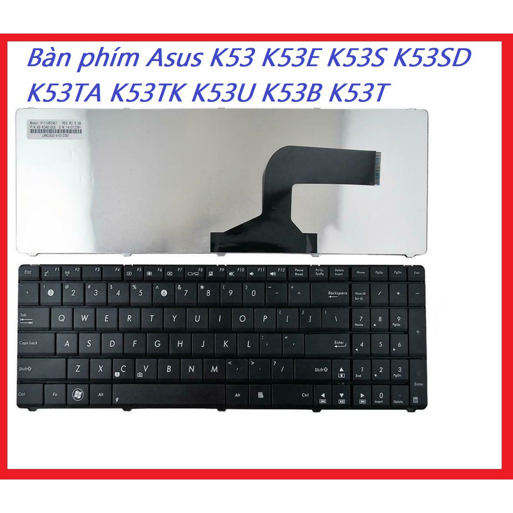 Bàn phím laptop Asus K53 K53E K53S K53SV