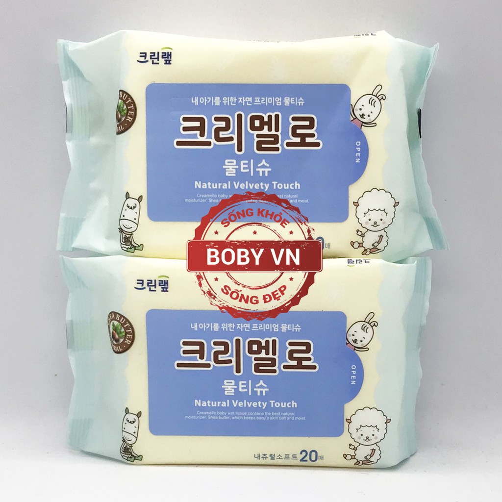 Khăn giấy ướt Natural Soft Hàn Quốc