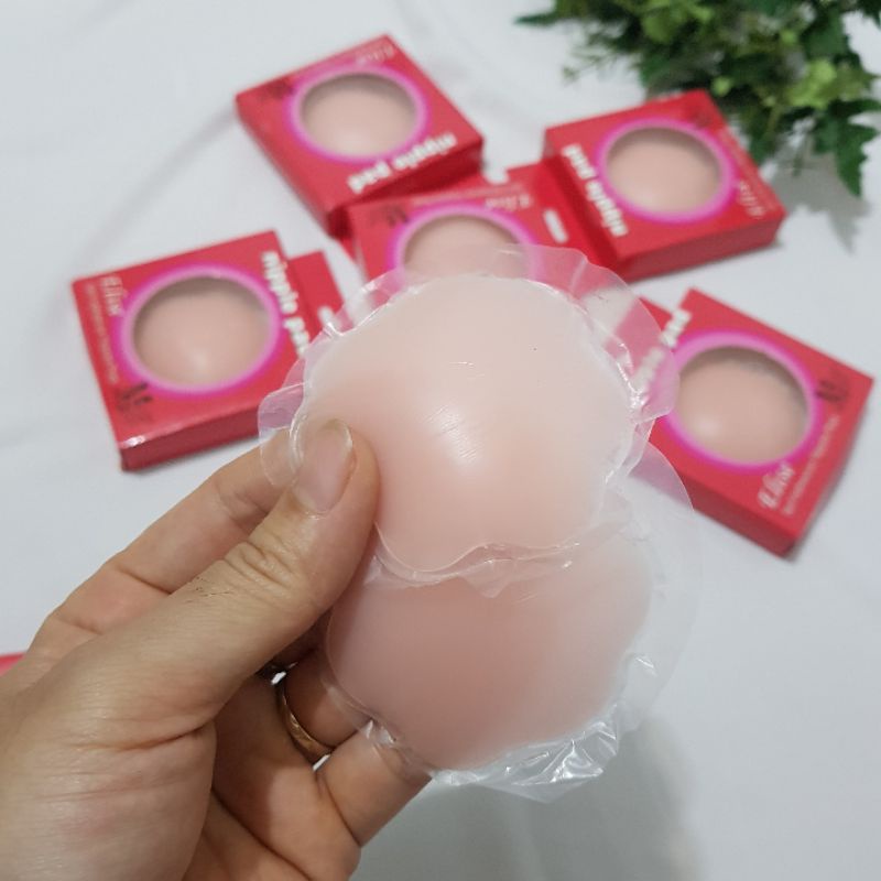 Miếng dán ngực  silicon hộp hồng cho nữ