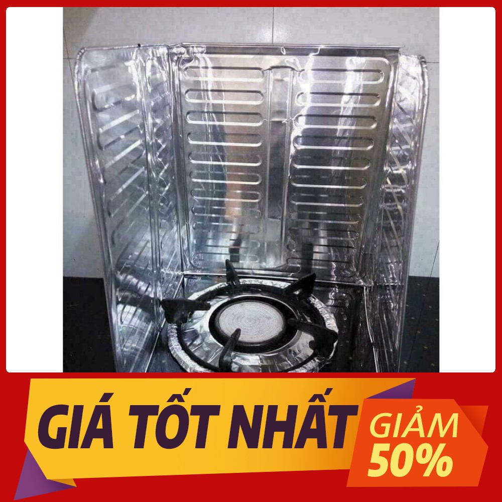 Tấm chắn dầu mỡ, chắn gió bếp ga hoạ tiết chịu nhiệt GIADUNGBANBUONTANTHANH Tấm nhôm chắn gió bếp ga chống bắn dầu mỡ
