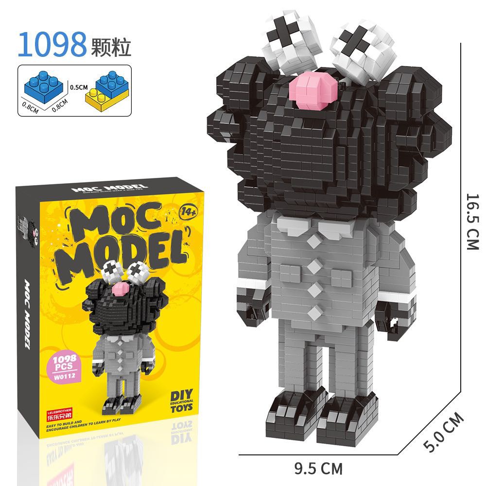 Bộ đồ chơi lắp ráp Lego Kaws Moc Model 7890