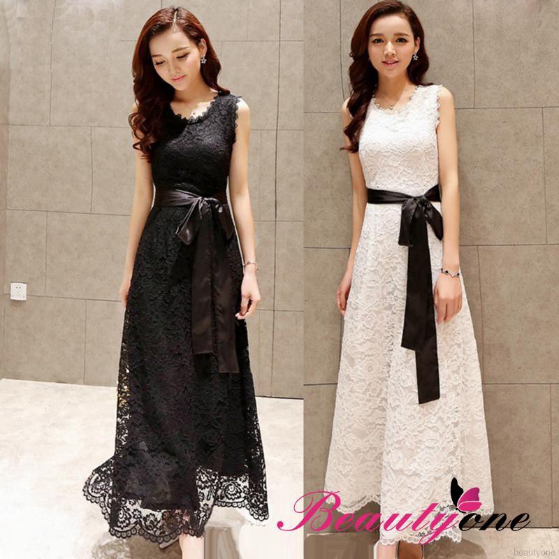 Đầm dài sát nách phối dây thắt lưng phong cách Bohomian