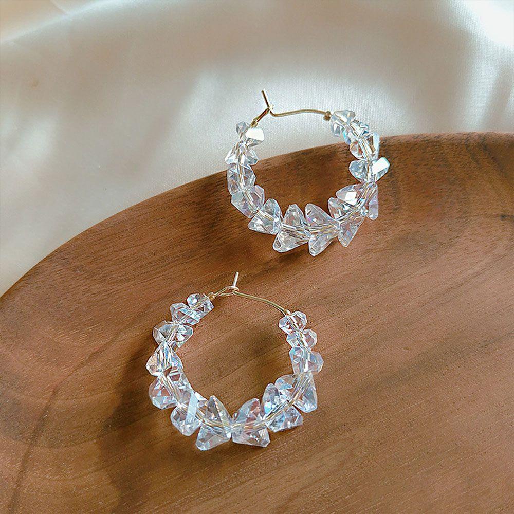 Dyruidoj1 Bông Tai Dạng Vòng Tròn acrylic Dành Cho Nữ