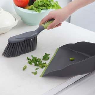 Mini Table Top Keyboard Brush with Dustpan Small Broom Set Stool Cleaning Brush