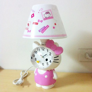 Đèn ngủ đồng hồ Hello Kitty
