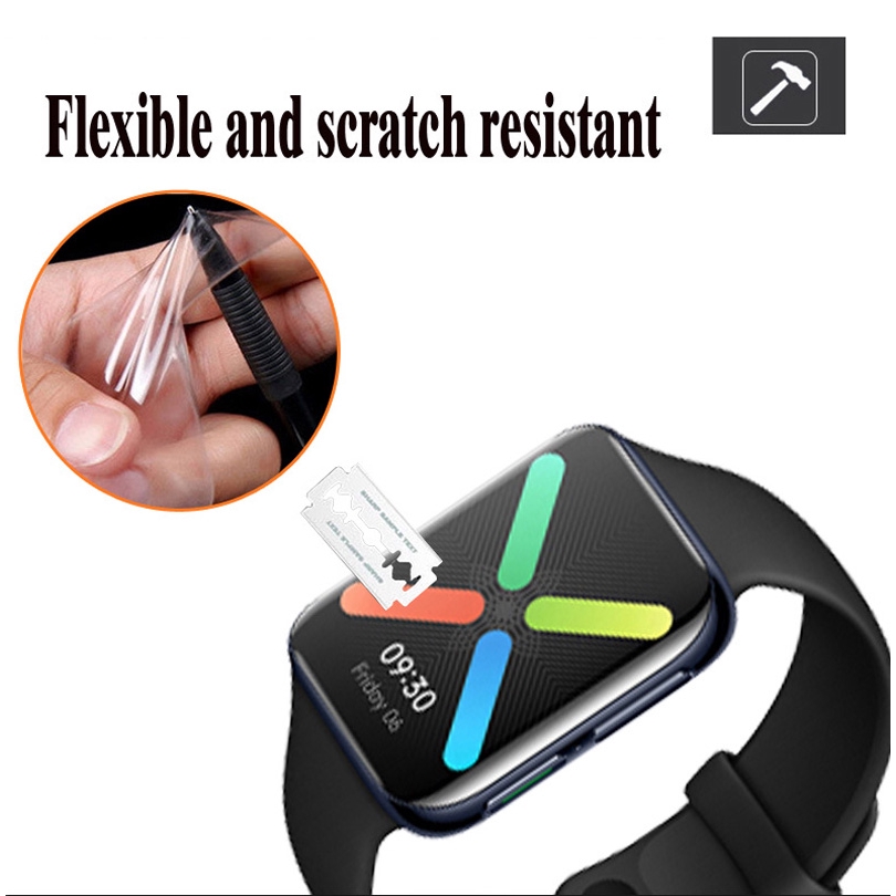 Miếng Dán Bảo Vệ Màn Hình Chống Cháy Nổ Bằng TPU Mềm Cho Đồng Hồ Thông Minh OPPO Watch 2 / 1 41mm 46mm 42mm