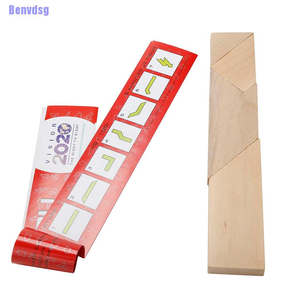 1 Bộ Đồ Chơi Xếp Hình Chữ T Bằng Gỗ
