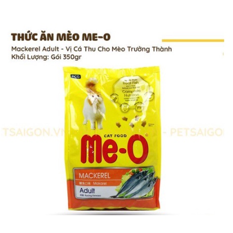&lt;HẠT CHO MÈO&gt; Thức Ăn cho mèo Me-O Adult 350g - Hạt cho mèo trưởng thành