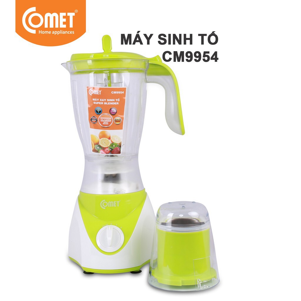 Máy Xay Sinh Tố 2 cối kháng vỡ 1.5L COMET CM9954N