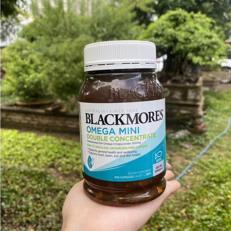 Dầu Cá Blackmores Fish Oil 400 Viên Mini date xa