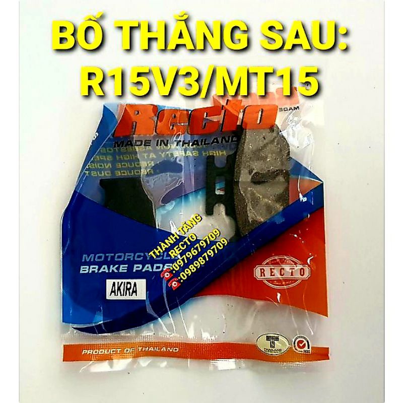 BỐ THẮNG SAU R15V3/M15/AKIRA RECTO THAILAND