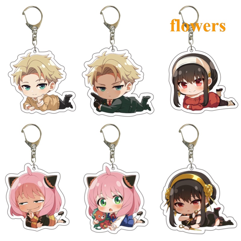 Móc Khóa Nhựa Acrylic Hình Nhân Vật Anime Yor Loid Anya