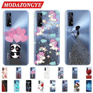 Ốp Điện Thoại TPU Dẻo Họa Tiết Hoạt Hình Dễ Thương Cho Realme 7 Realme 7 Pro Realme7