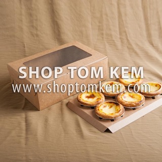 Hộp 6 cupcake giấy kraft