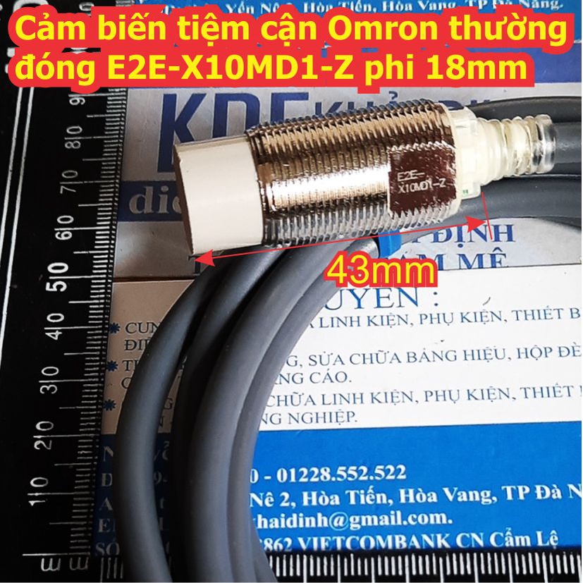 Cảm biến tiệm cận Omron thường đóng E2E-X10MD1-Z phi 18mm kde4978