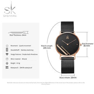 Đồng Hồ Nữ Shengke 11K0106L