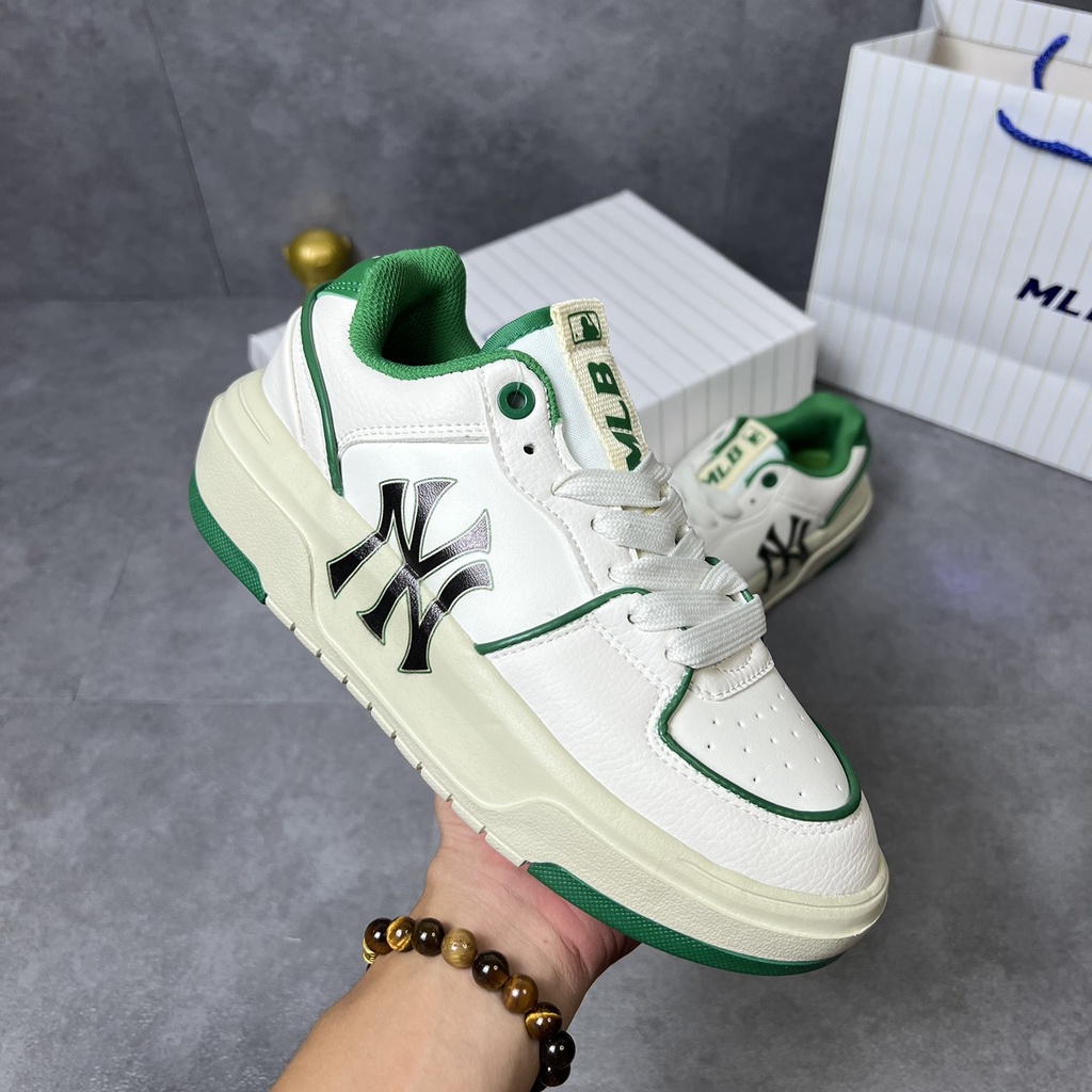 Giày Sneaker MLB Liner Xanh Nõn Chuối Lót Bông Cao Cấp Fullbox Đế Cực Kì Êm