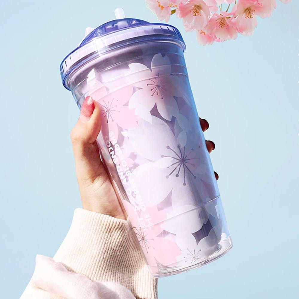 YNATURAL Bình Nước Kèm Ống Hút Có Thể Tái Sử Dụng