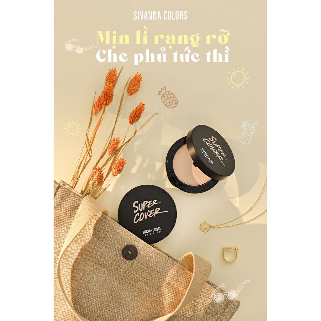 Phấn Nền Mịn Lì Sivanna | BigBuy360 - bigbuy360.vn