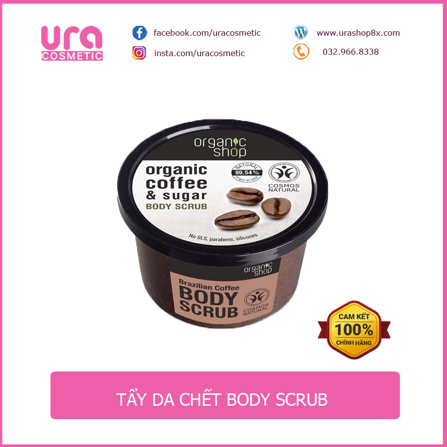 Tẩy Da Chết Toàn Thân Organic Body Scrub