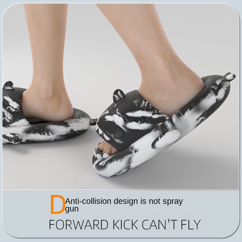 Dép Sandal Đế Dày Chống Trượt Hình Cá Mập Phong Cách Trung Hoa Dành Cho Trẻ Em