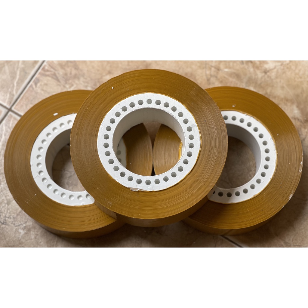 Băng dính 1kg/Băng Keo 1Kg Lõi Lỗ Giá Xưởng 3 Phân Loại Màu Trong/Đục/Vàng