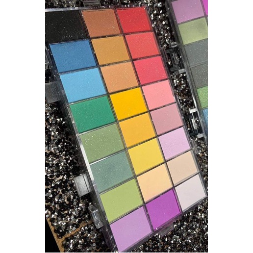 Khay nhựa đựng bột nail 24 ô