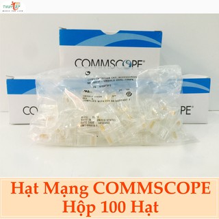 Hạt Mạng Hãng Commscope Xịn Hộp 100 hạt Dùng Cho Cat5 Cat 6 - CO100