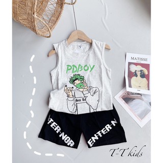 Bộ cotton cho bé trai 18-25kg