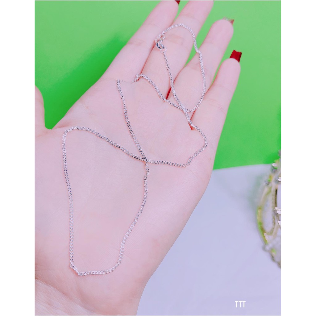 DÂY CHUYỀN DẠNG XÍCH NHỎ BẠC TA CHO NỮ
