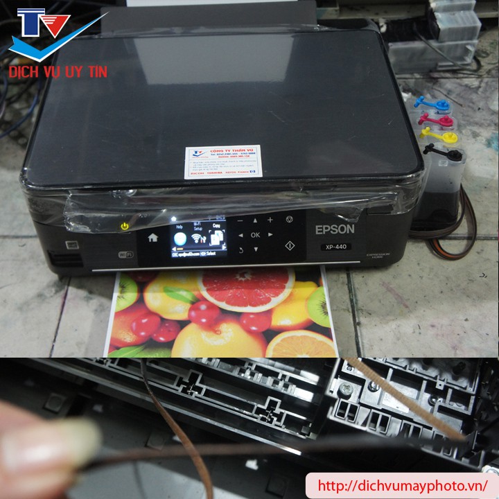 Máy in phun màu Epson XP-440 đa năng có in wifi bền đẹp