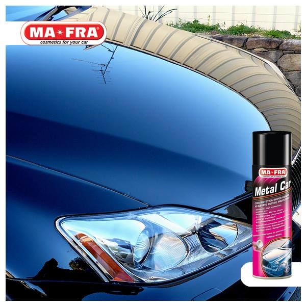 Dung dịch wax bóng bề mặt dạng xịt Mafra Metal Car - 500ml