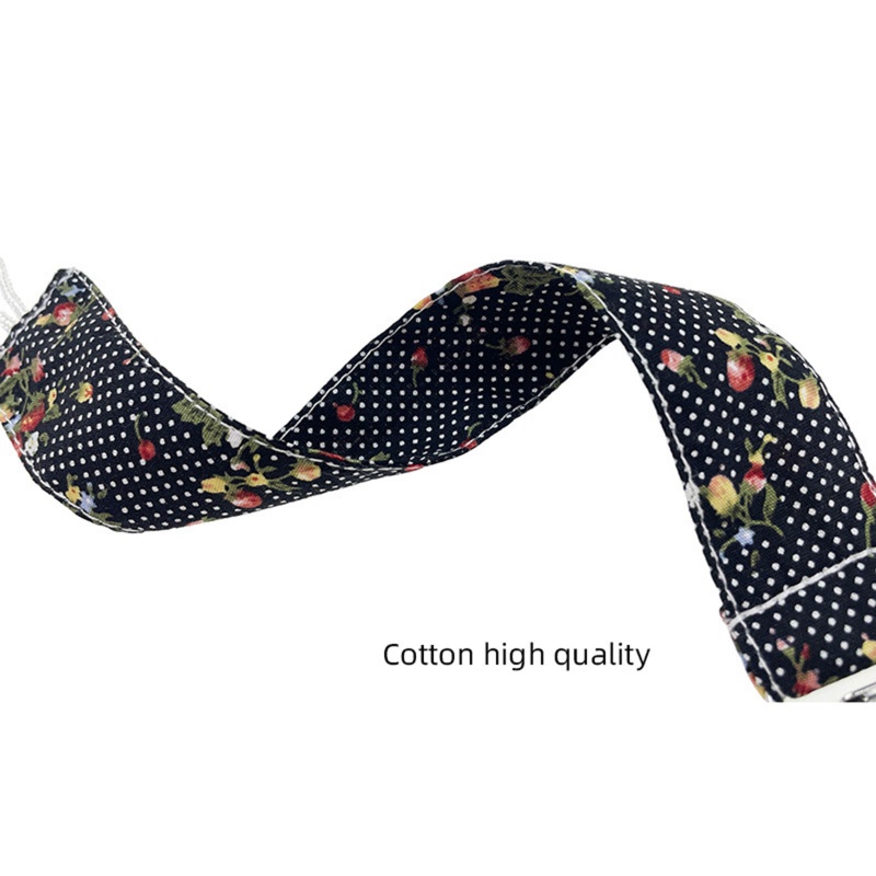 Giá Đỡ Núm Vú Giả Bằng Vải Cotton Mềm In Họa Tiết Dây Xích Kẹp DIY Cho Bé Sơ