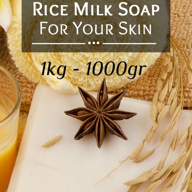 Phôi xà phòng glycein sữa gạo hữu cơ