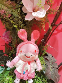 Cài thỏ cho doll 10cm,15cm,20cm