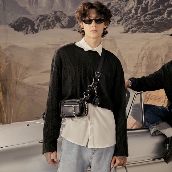 Áo Croptop CROP SWEATER BLANKE